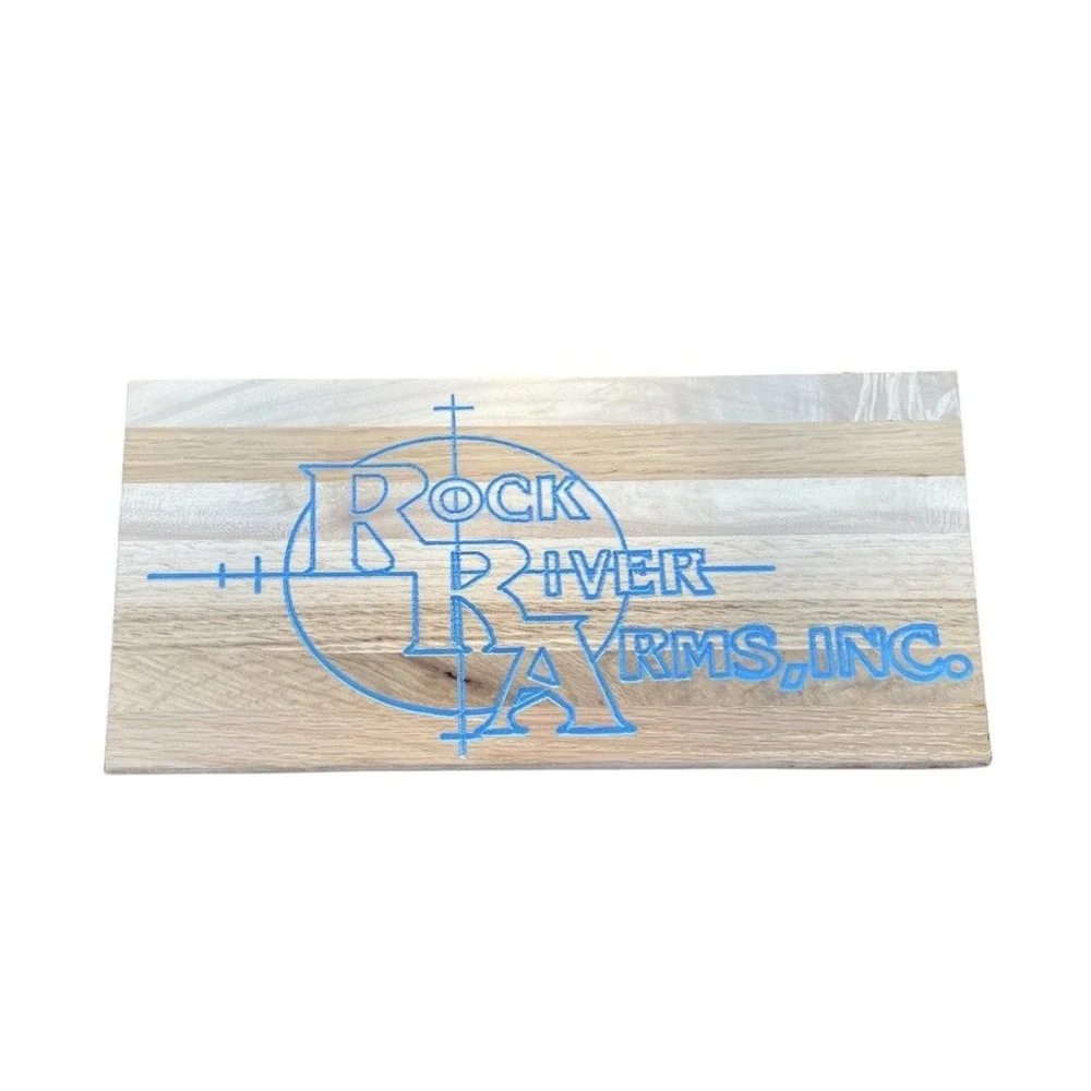Rock River Arms, Inc Wooden Cutting Board Handmade 12